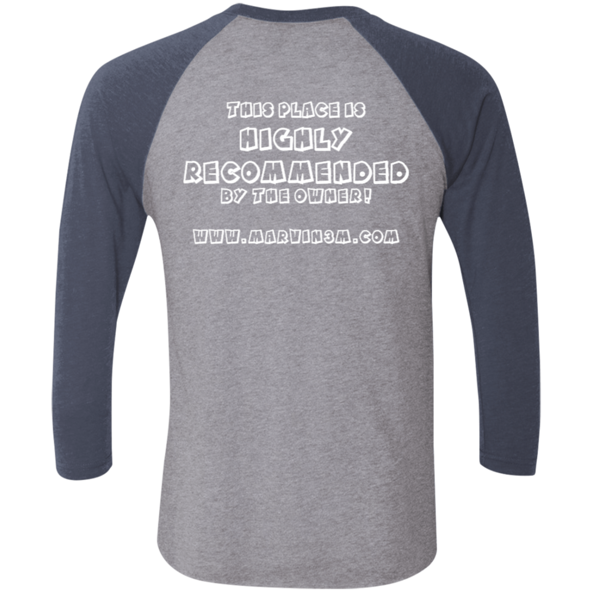 NL6051 Tri-Blend 3/4 Sleeve Raglan T-Shirt