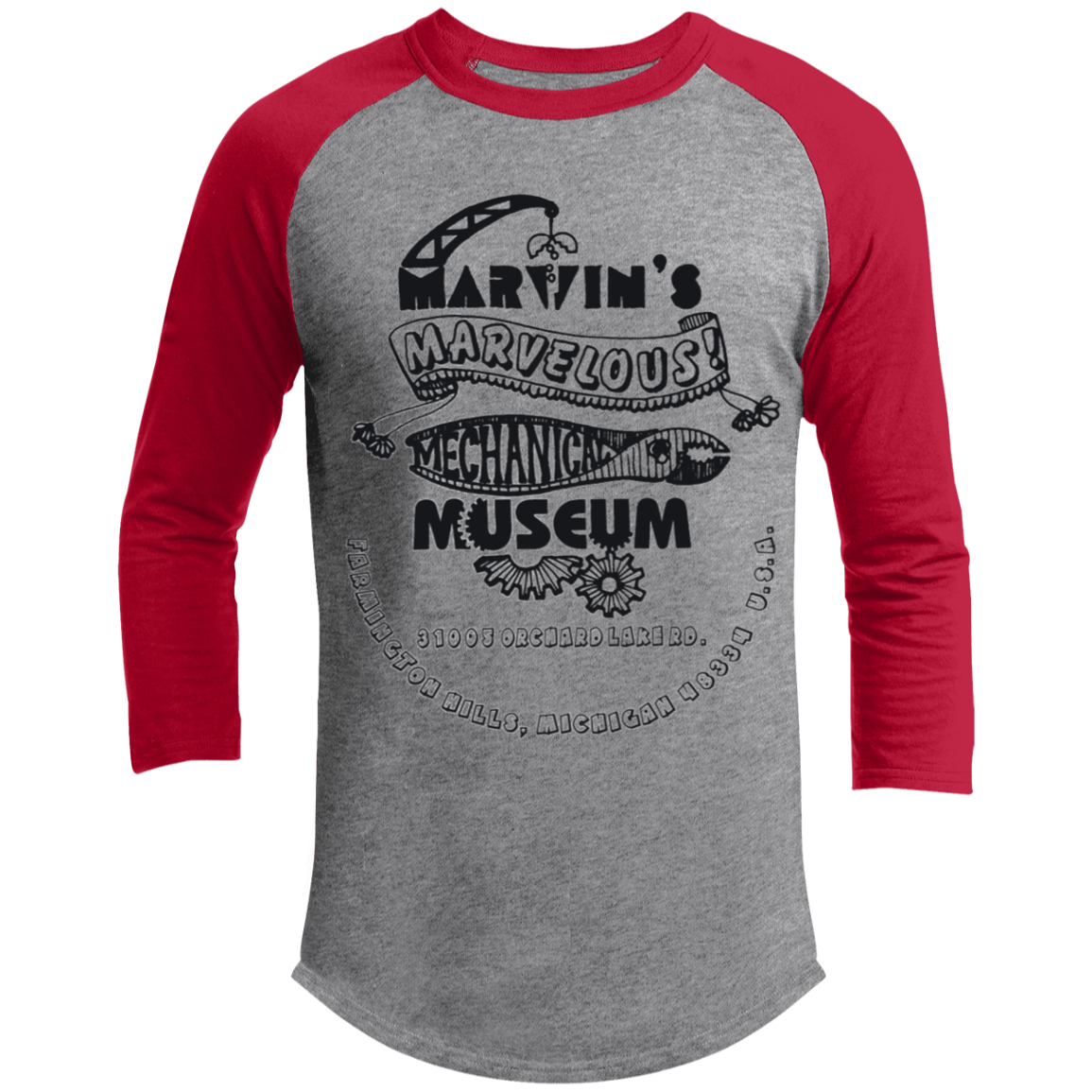 T200 3/4 Raglan Sleeve Shirt