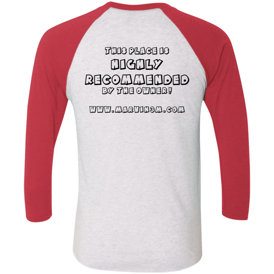 NL6051 Tri-Blend 3/4 Sleeve Raglan T-Shirt