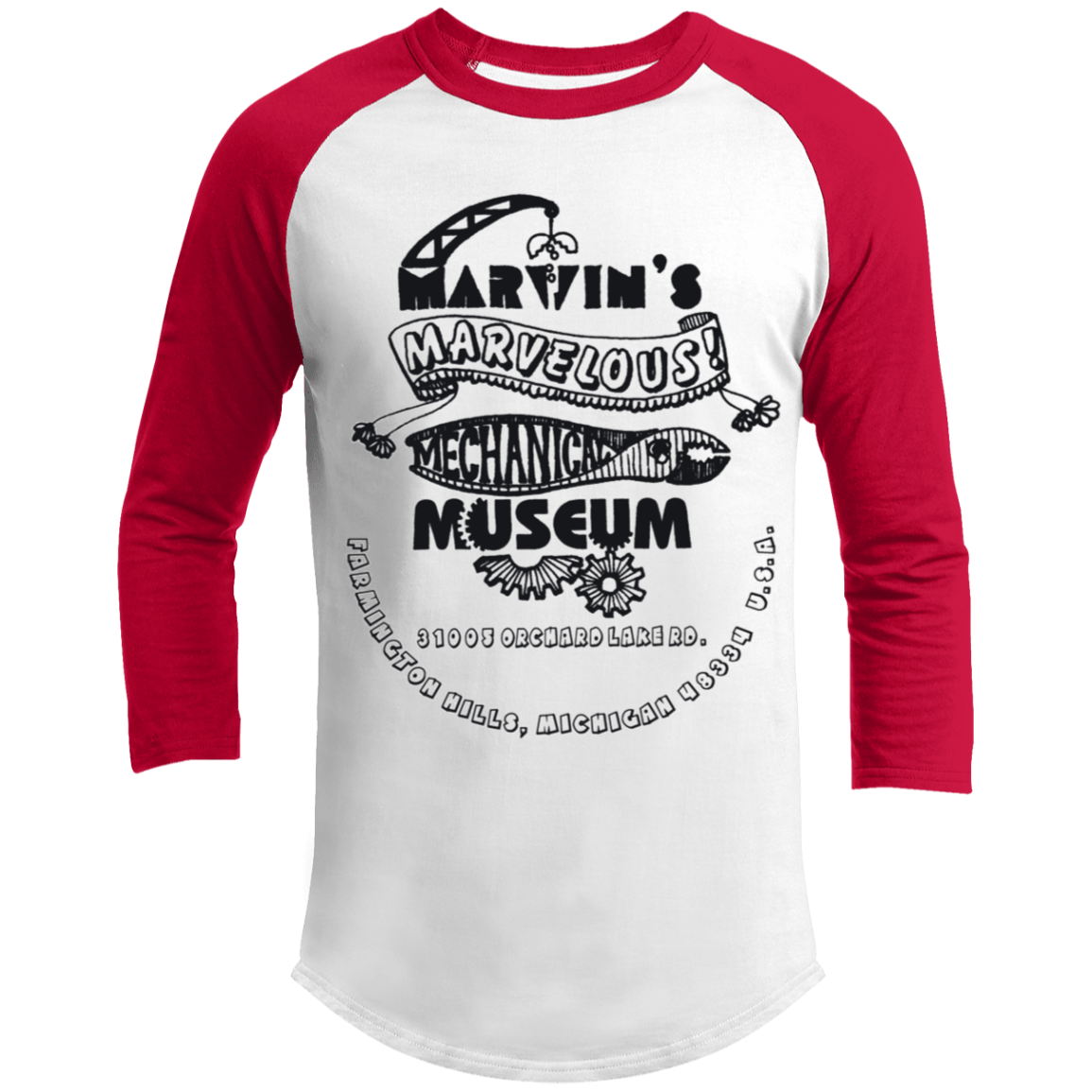 T200 3/4 Raglan Sleeve Shirt
