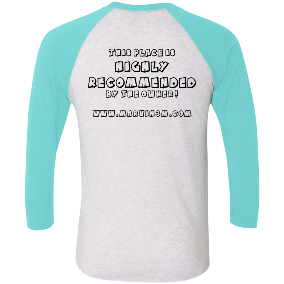 NL6051 Tri-Blend 3/4 Sleeve Raglan T-Shirt