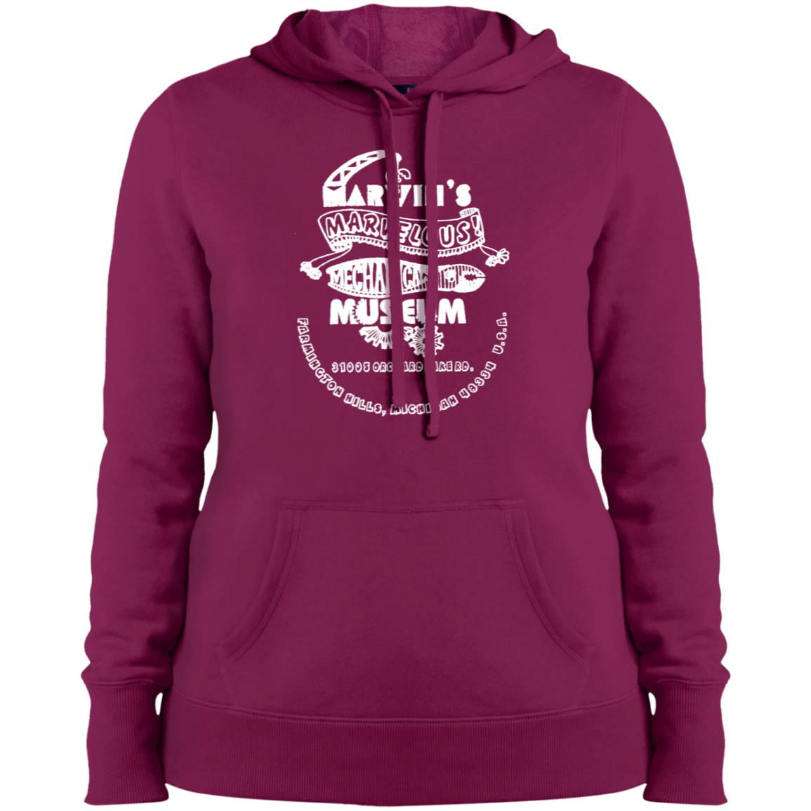 LST254 Ladies' Pullover Hooded Sweatshirt