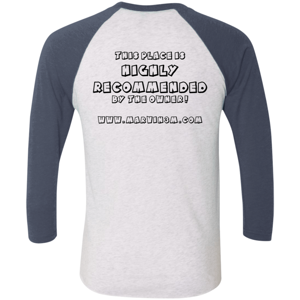 NL6051 Tri-Blend 3/4 Sleeve Raglan T-Shirt
