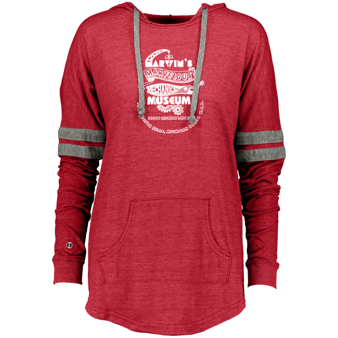 229390 Ladies Hooded Low Key Pullover