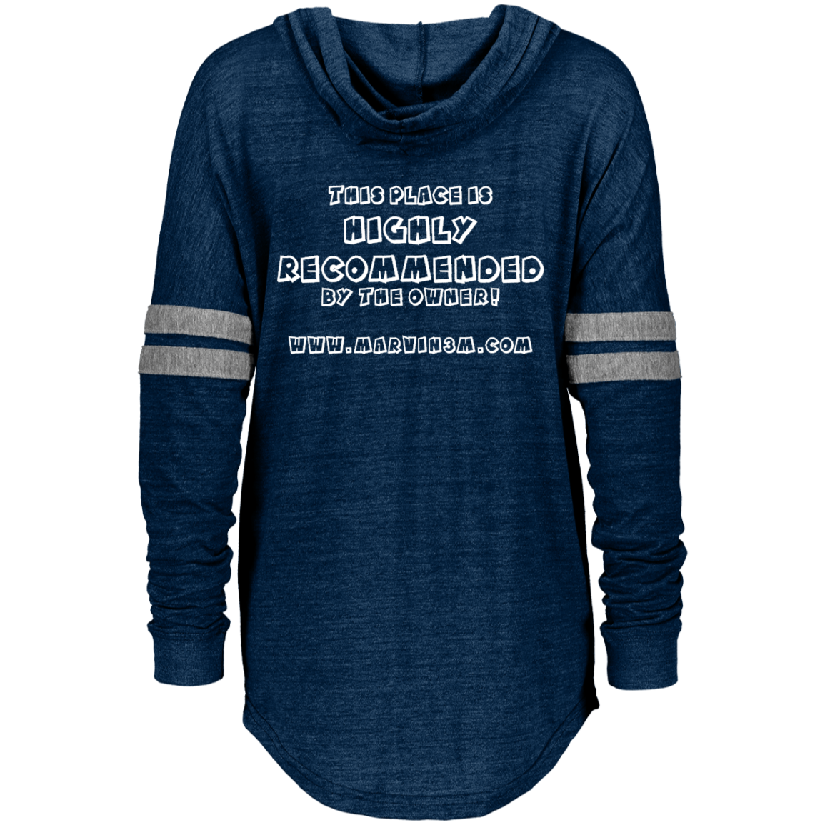 229390 Ladies Hooded Low Key Pullover