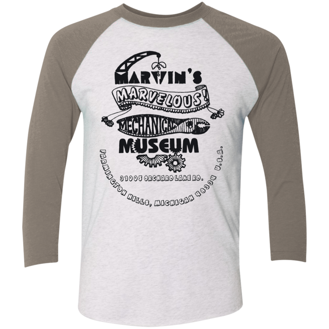 NL6051 Tri-Blend 3/4 Sleeve Raglan T-Shirt