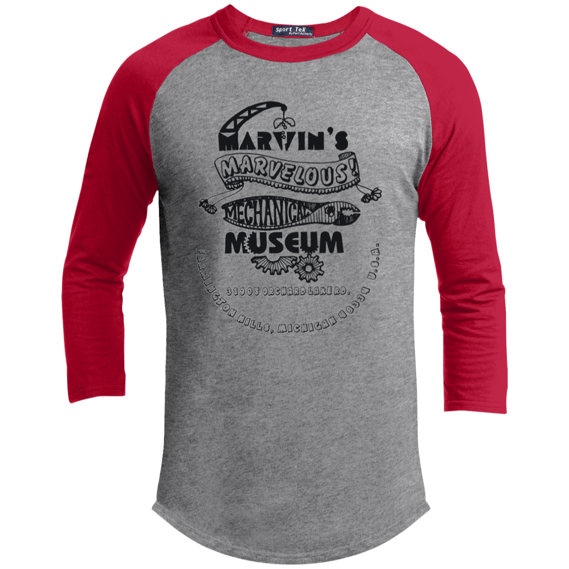YT200 Youth 3/4 Raglan Sleeve Shirt