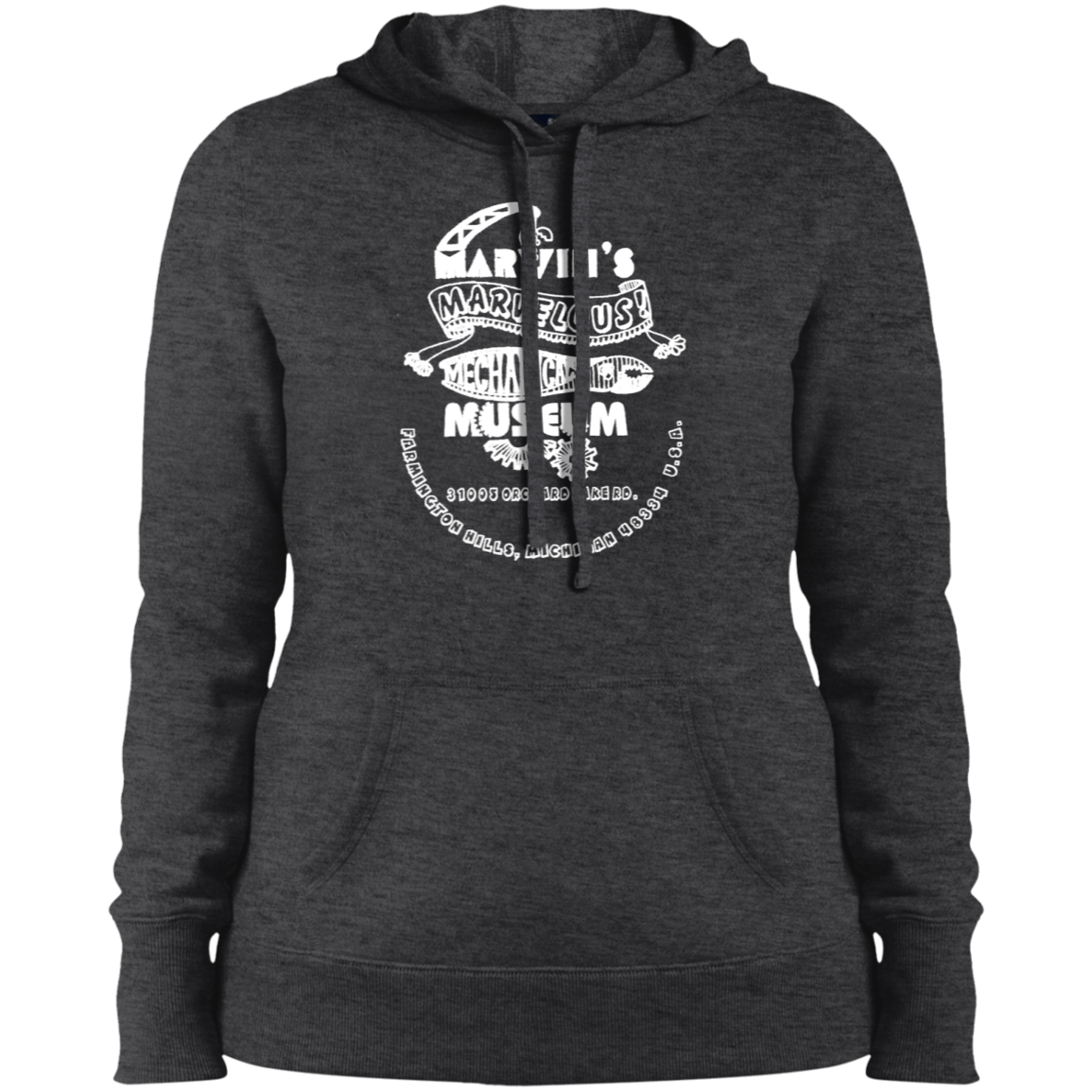LST254 Ladies' Pullover Hooded Sweatshirt