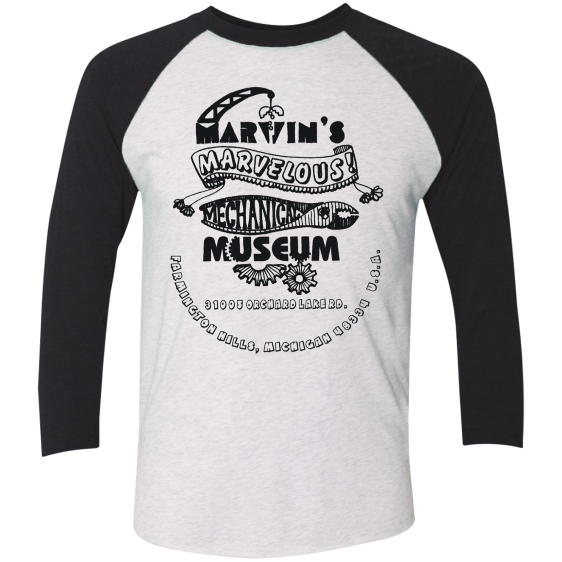 NL6051 Tri-Blend 3/4 Sleeve Raglan T-Shirt