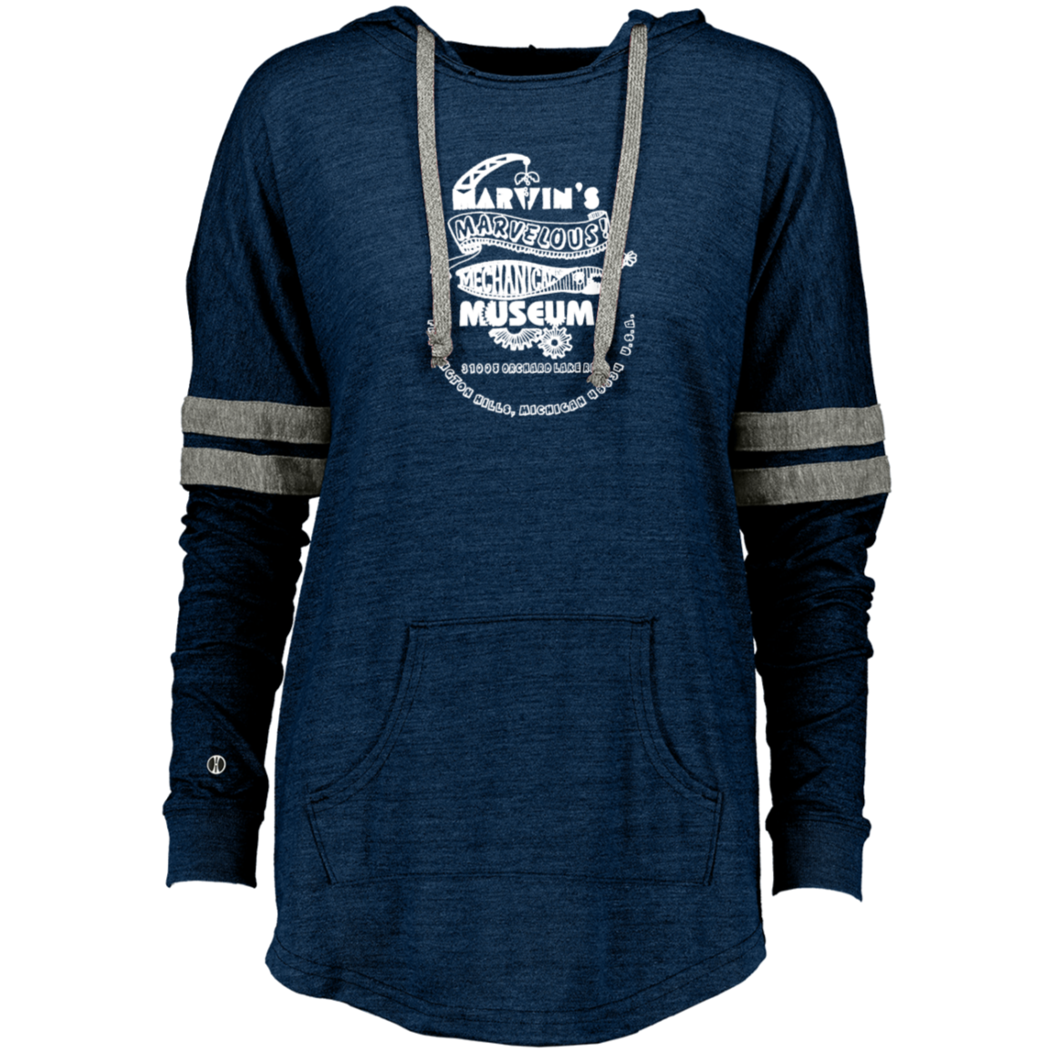 229390 Ladies Hooded Low Key Pullover