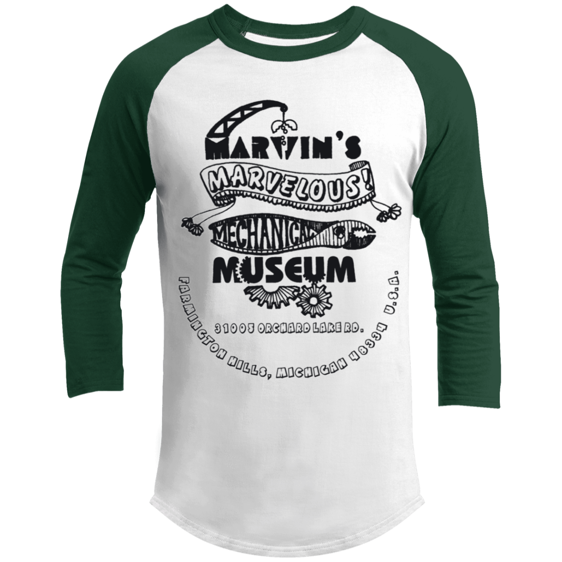 T200 3/4 Raglan Sleeve Shirt