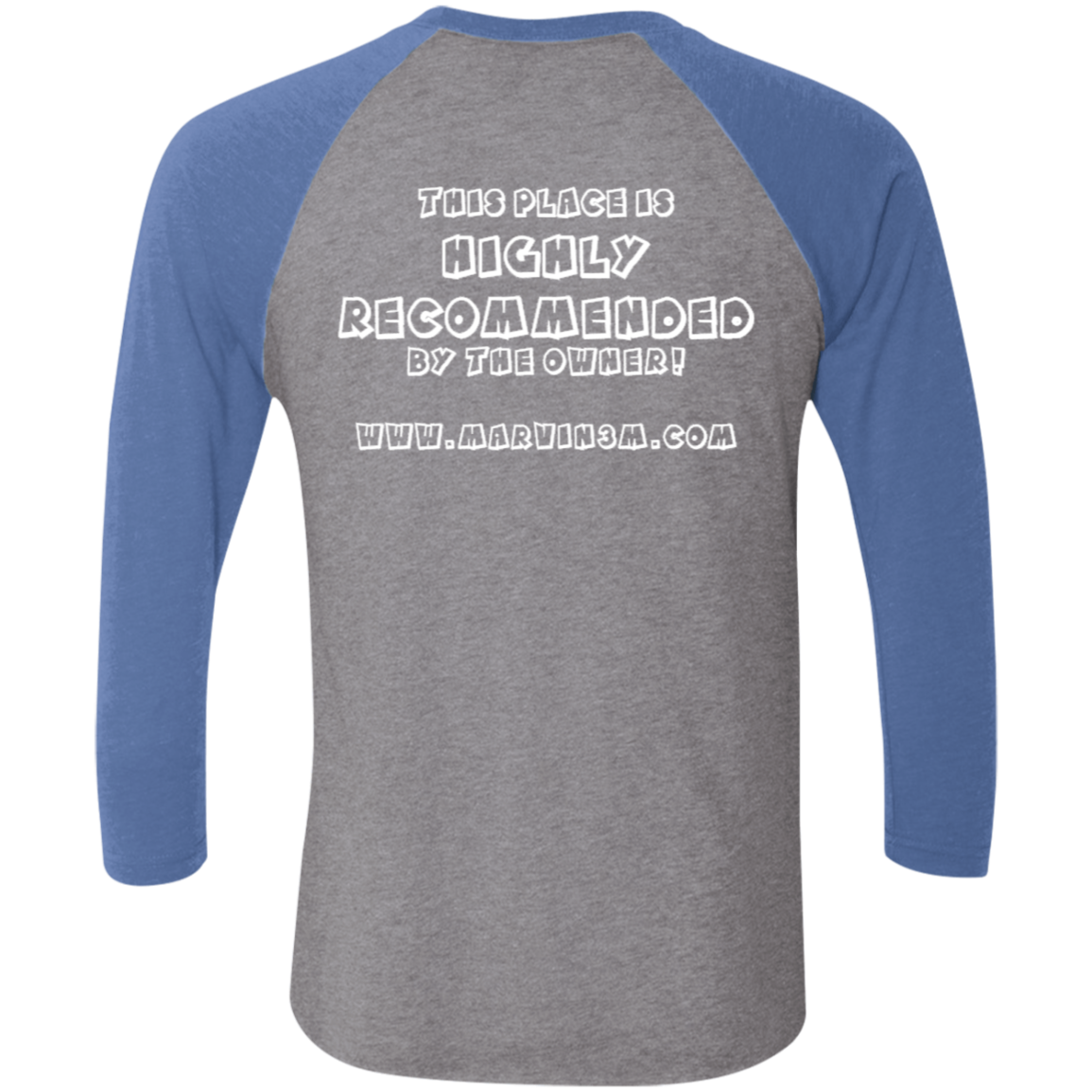 NL6051 Tri-Blend 3/4 Sleeve Raglan T-Shirt