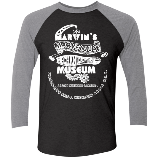 NL6051 Tri-Blend 3/4 Sleeve Raglan T-Shirt