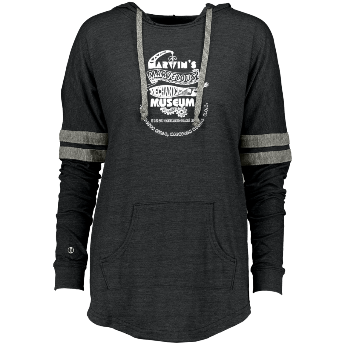 229390 Ladies Hooded Low Key Pullover
