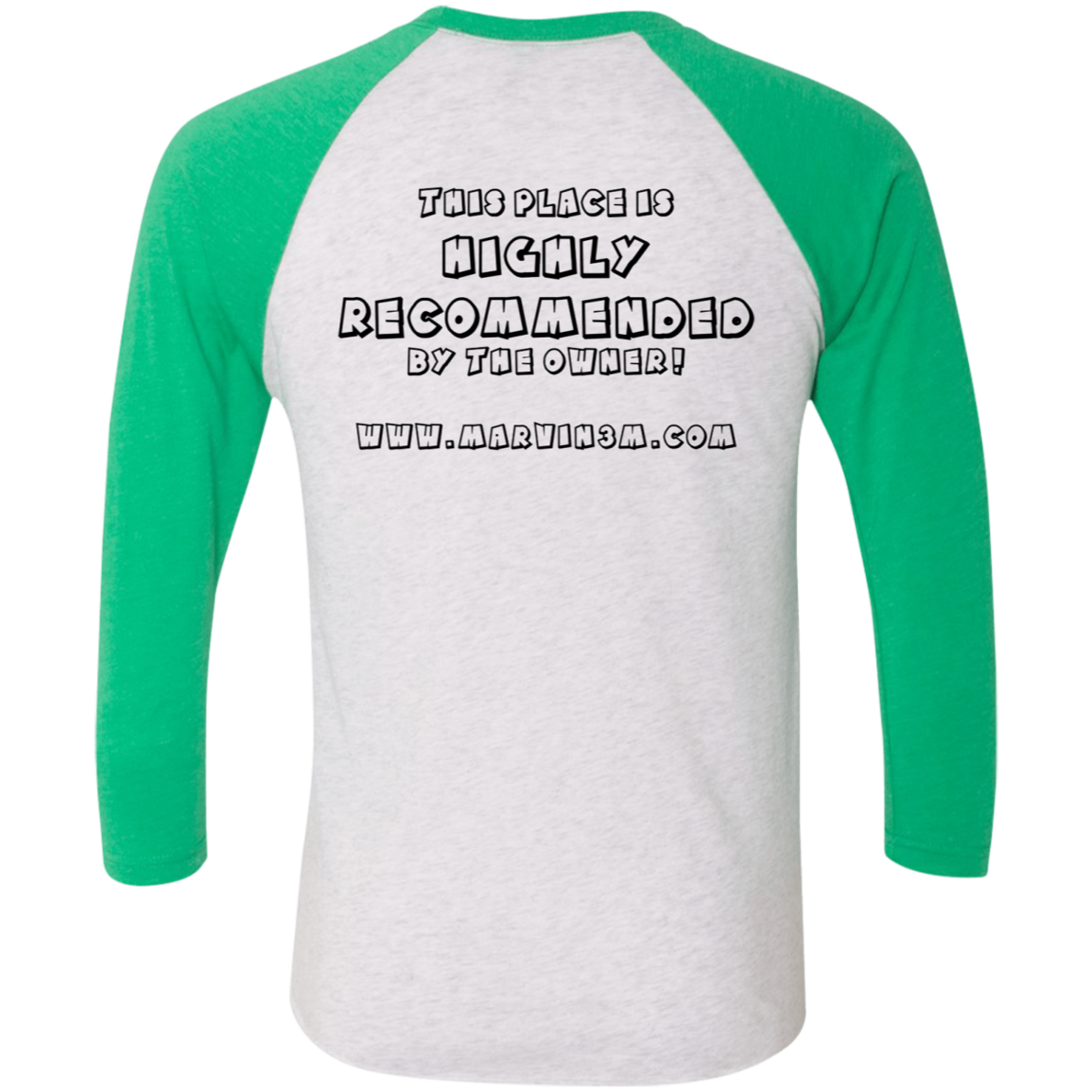 NL6051 Tri-Blend 3/4 Sleeve Raglan T-Shirt