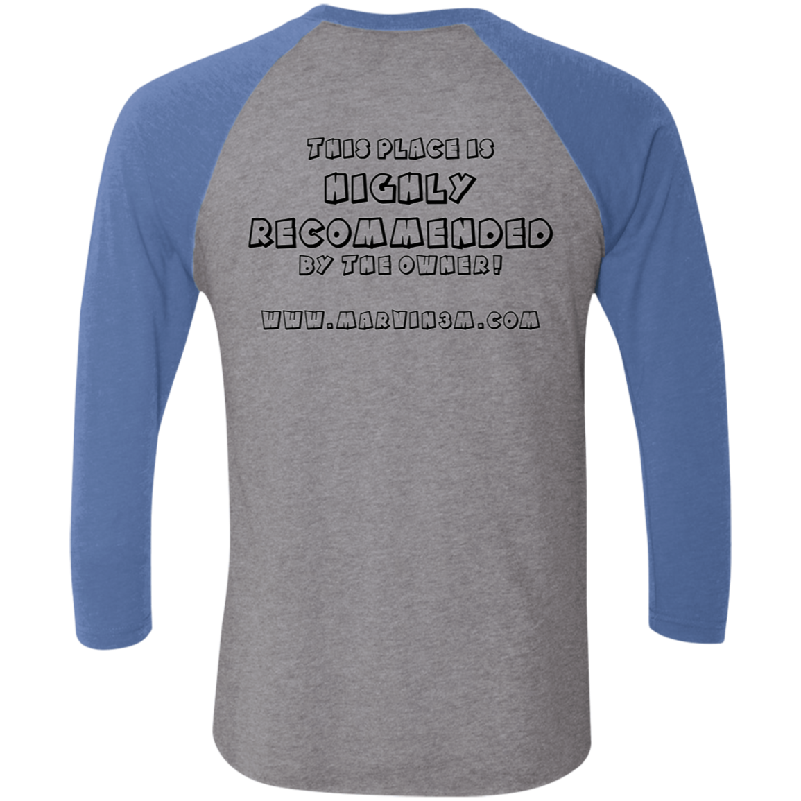 NL6051 Tri-Blend 3/4 Sleeve Raglan T-Shirt