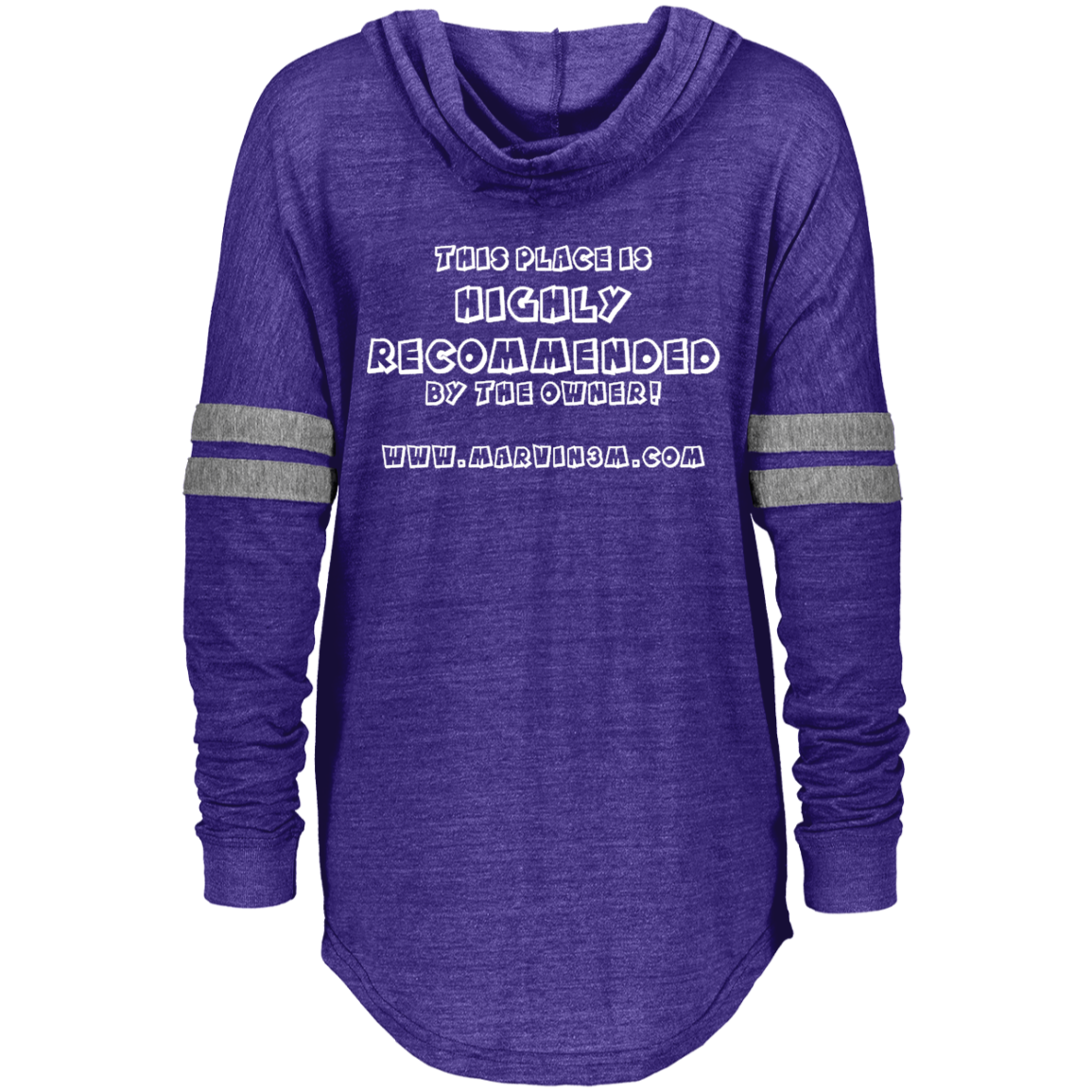 229390 Ladies Hooded Low Key Pullover