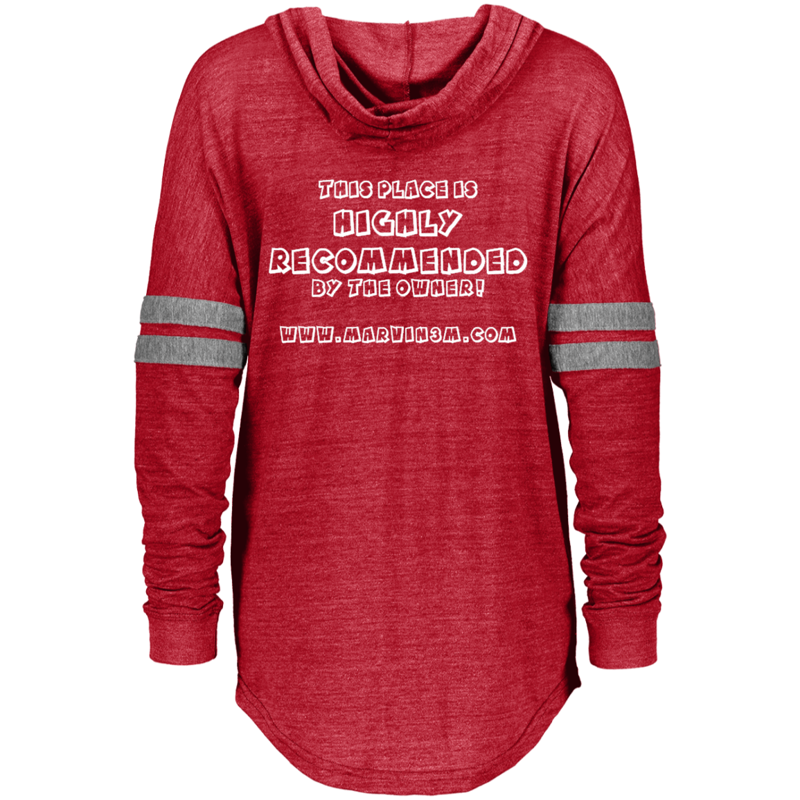 229390 Ladies Hooded Low Key Pullover