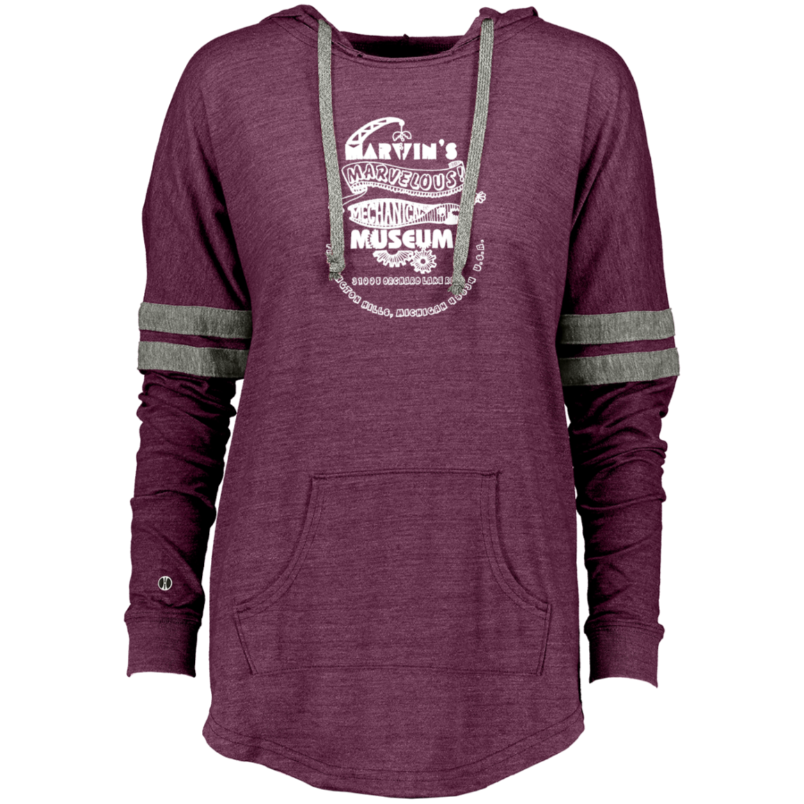 229390 Ladies Hooded Low Key Pullover