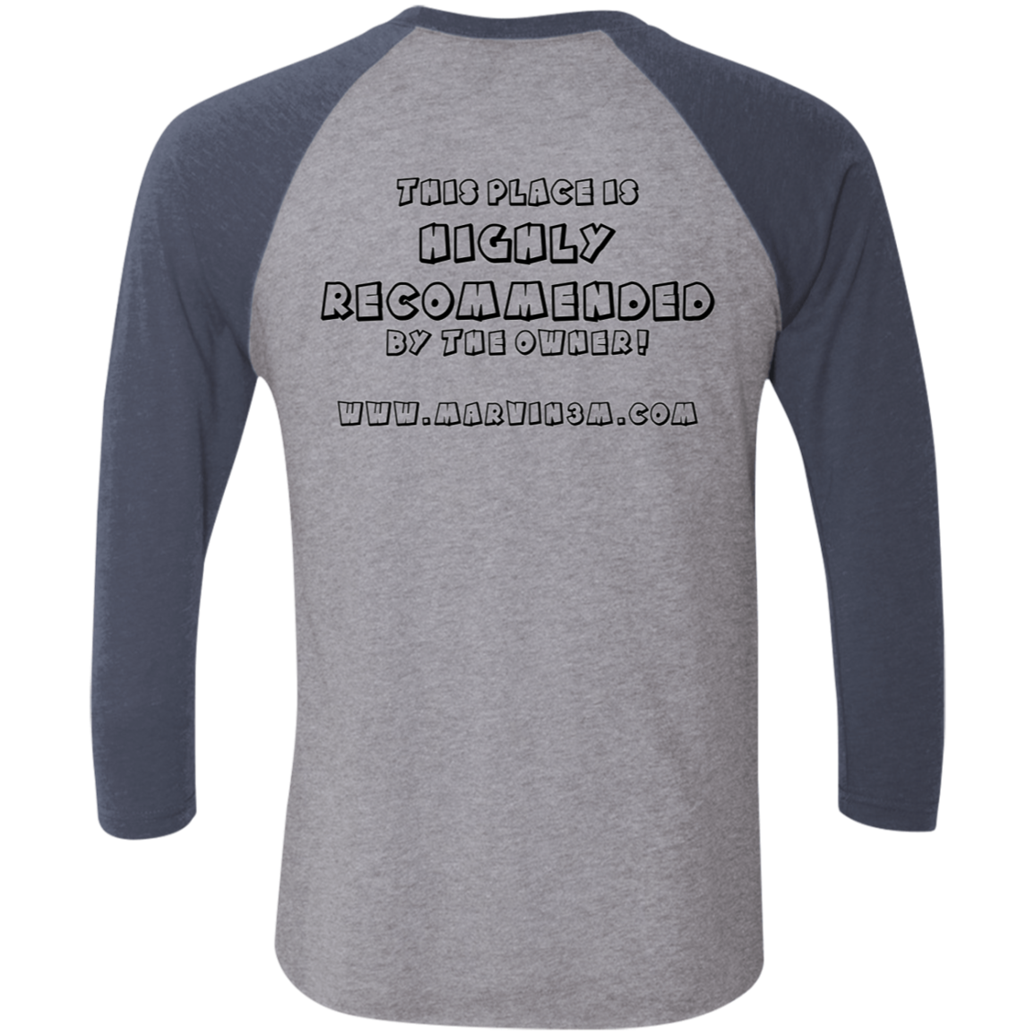 NL6051 Tri-Blend 3/4 Sleeve Raglan T-Shirt