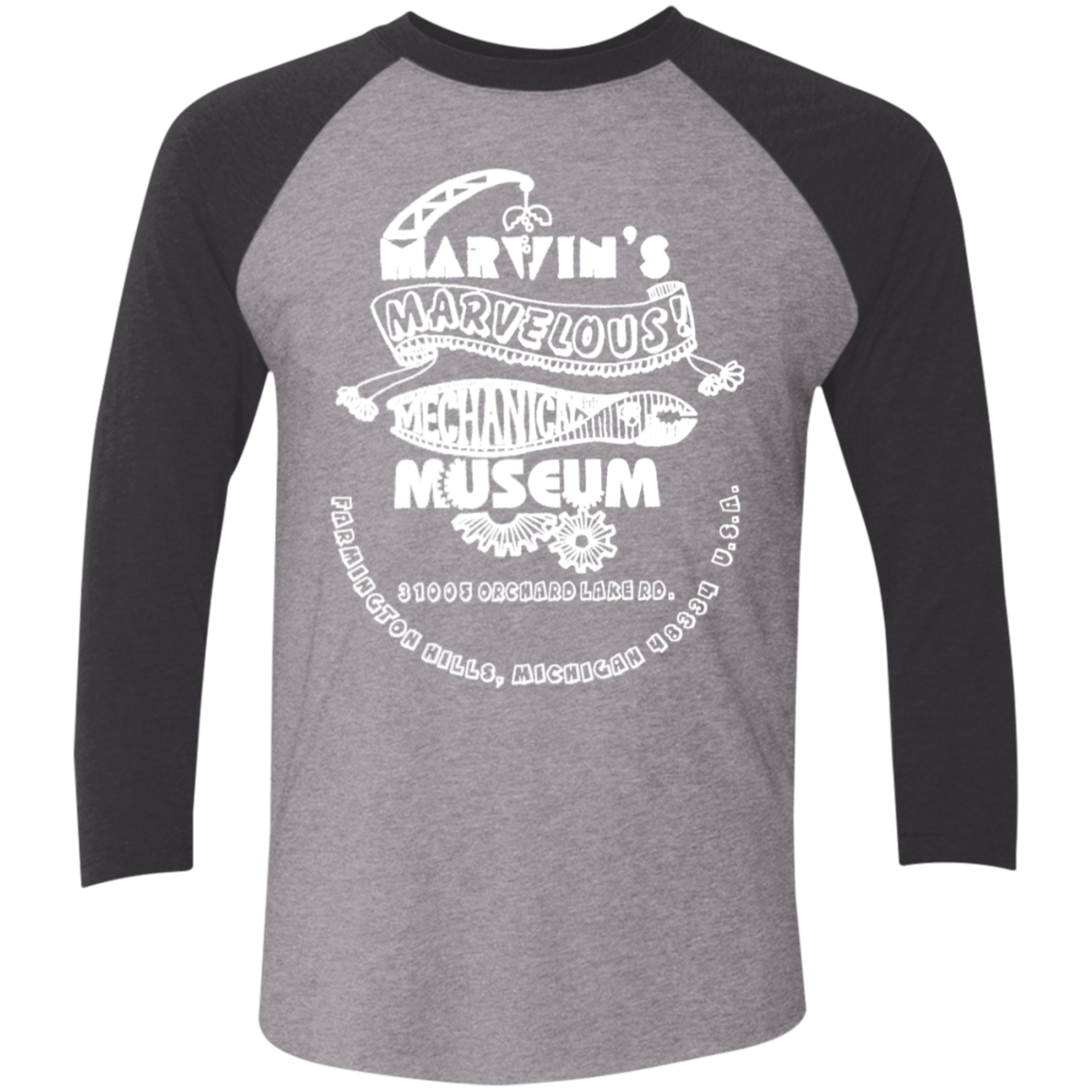 NL6051 Tri-Blend 3/4 Sleeve Raglan T-Shirt