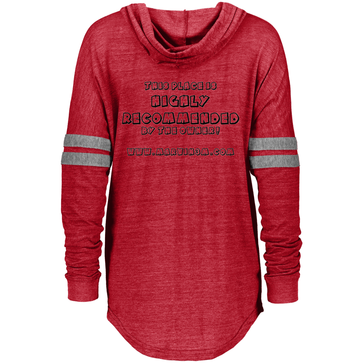 229390 Ladies Hooded Low Key Pullover